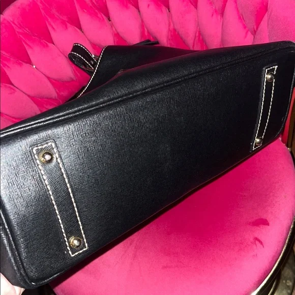 Dooney and Bourke Leather Hobo Bag - Picture 6 of 7